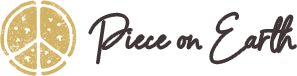 Piece on Earth logo and name