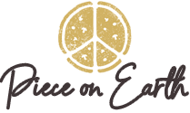Piece on Earth logo and name