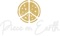Piece on Earth logo and name